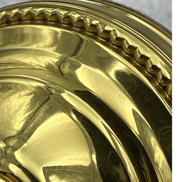 Smithsonian Institution Baldwin Brass Candle Holder 3.5” Tall 3” base 14 oz - Picture 9 of 9